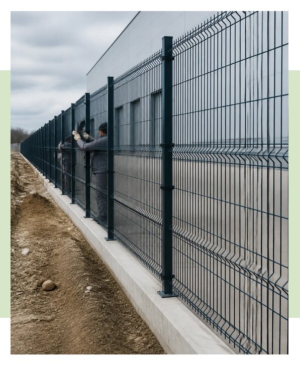 Панельные ограждения в Соликамске по цене от 3298 р. | ЗаборЭксеперт-Слк